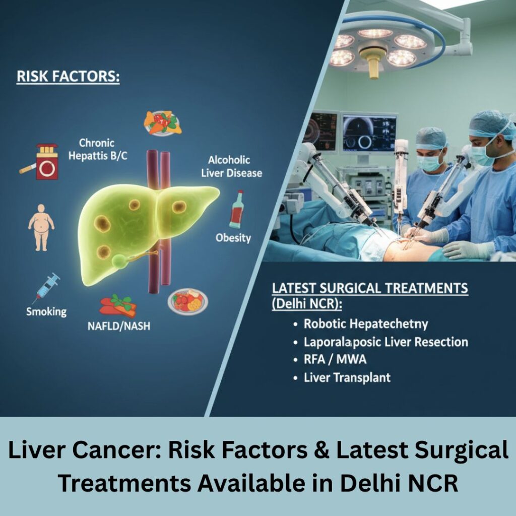Liver Cancer: Risk Factors & Latest Surgical Treatments Available in Delhi NCR