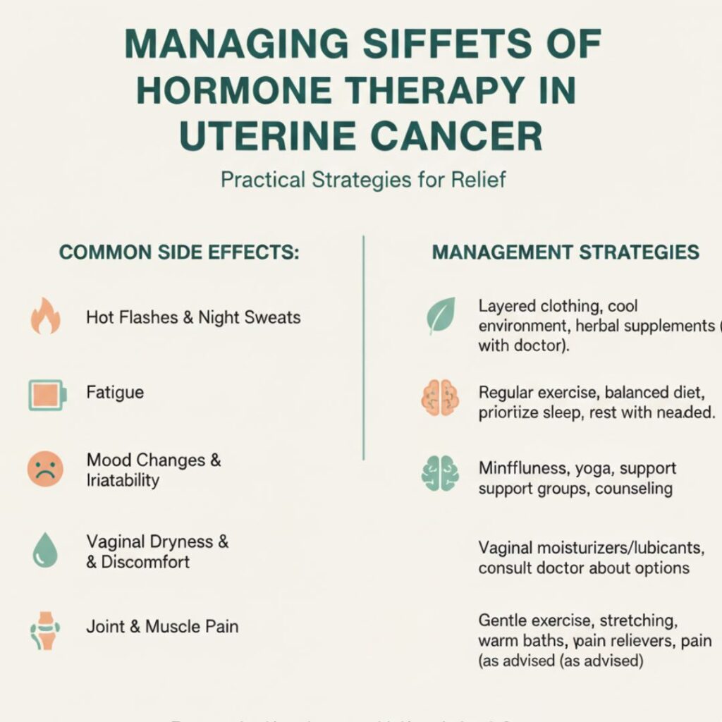 Managing Side Effects of Hormone Therapy in Uterine Cancer 
